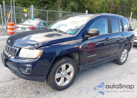 2013 Jeep Compass Sport из США, поврежденный, VIN 1C4NJDBB8DD246219